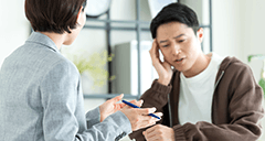 対面相談のイメージ